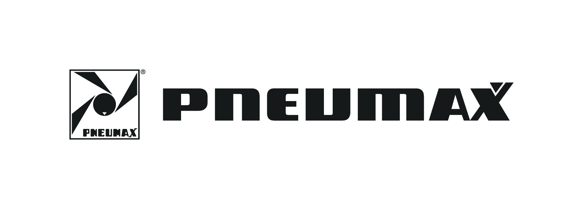 Pneumax Logo σε λευκό φόντο