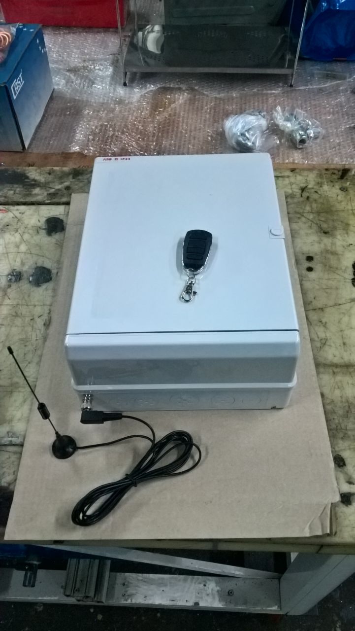 remote controller for operating the hydraulic hearse drawer